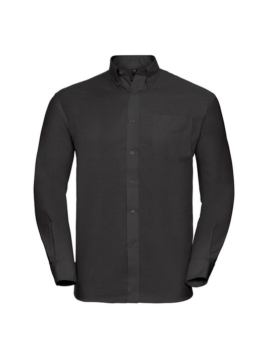 Russell Collection 932M Mens Oxford Long Sleeve Shirt - COOZO