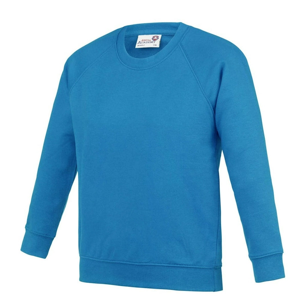 AWDis AC01J AWDis Academy Kids Raglan Sweatshirt - COOZO