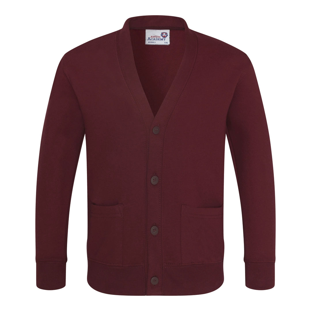 AWDis AC02J Academy Kids Sweatshirt Cardigan - COOZO