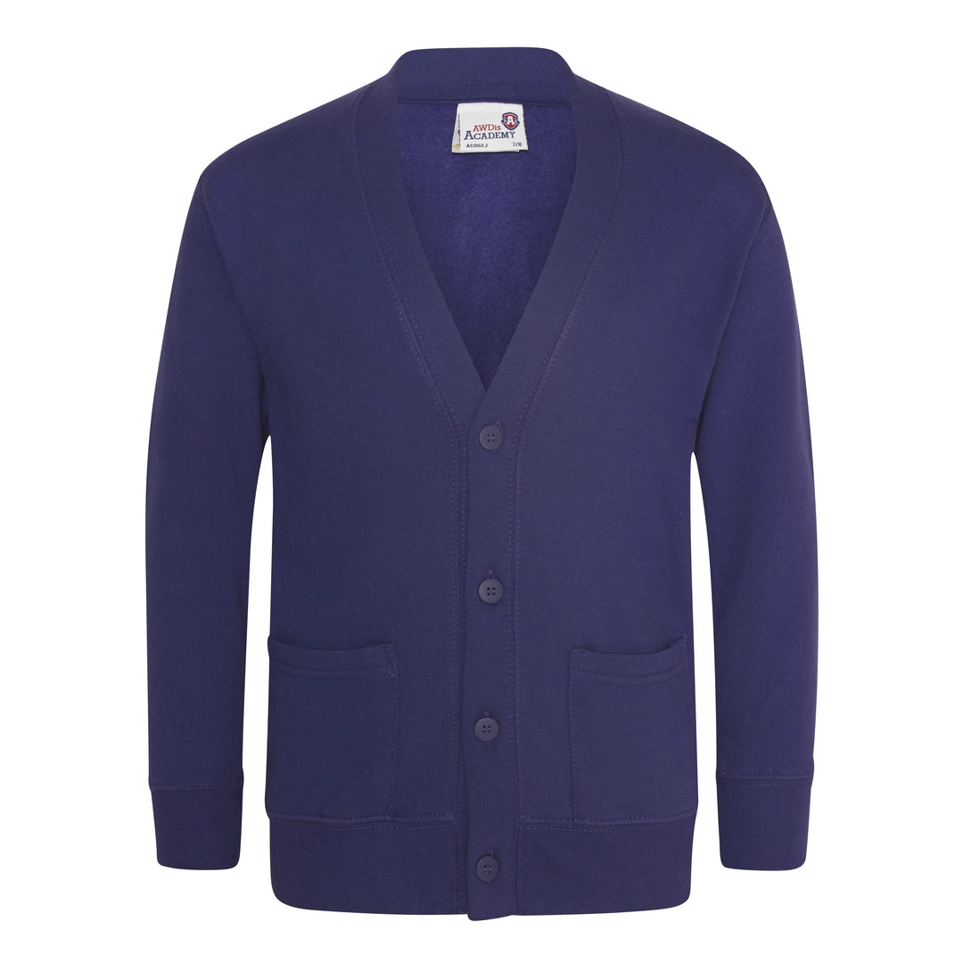 AWDis AC02J Academy Kids Sweatshirt Cardigan - COOZO