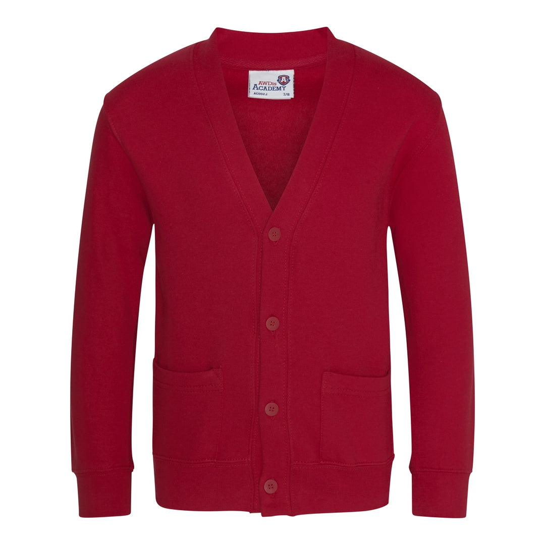 AWDis AC02J Academy Kids Sweatshirt Cardigan - COOZO