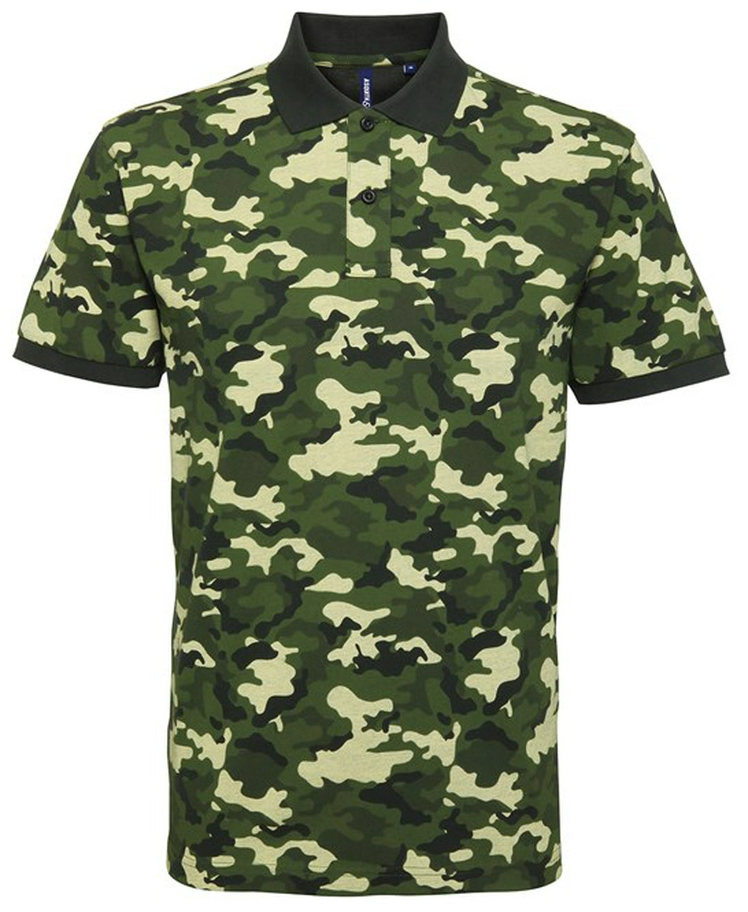 Asquith & Fox AQ018 Camo Pique Polo Shirt - COOZO