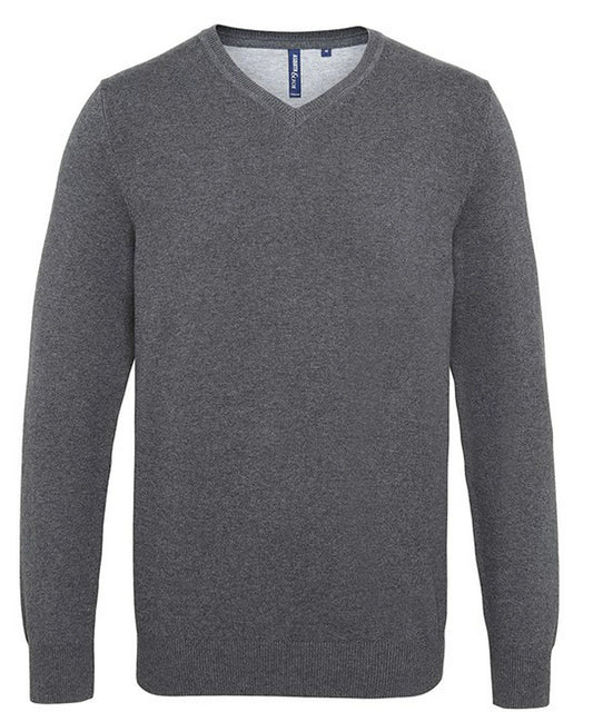 Asquith & Fox AQ042 Mens Cottons Blend V-Neck Sweater - COOZO