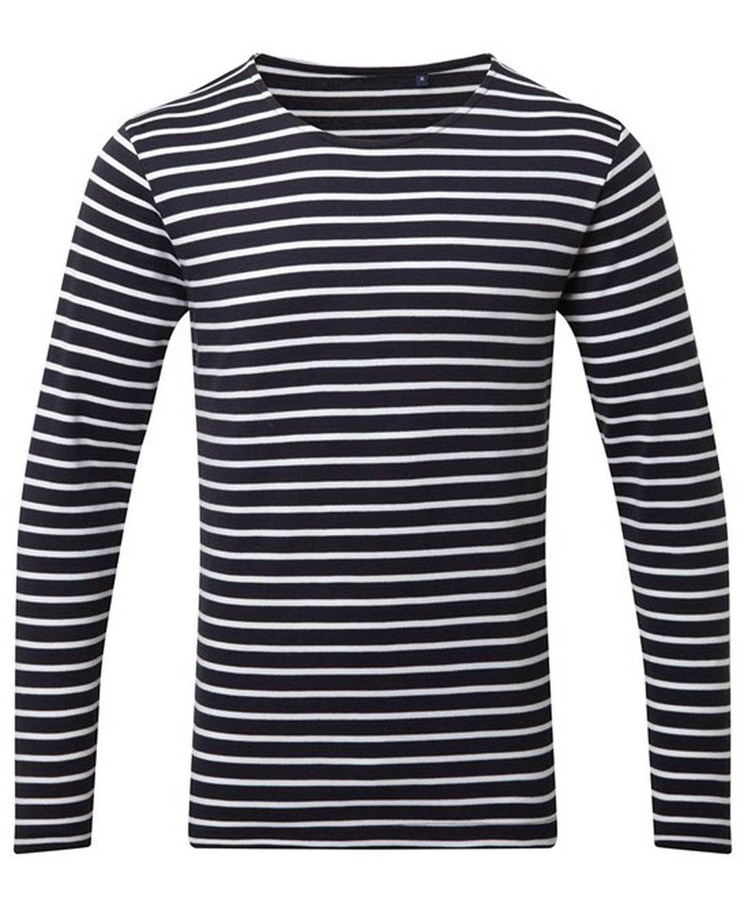 Asquith & Fox AQ070 Mens Mariniere Coastal Long Sleeve T-Shirt - COOZO