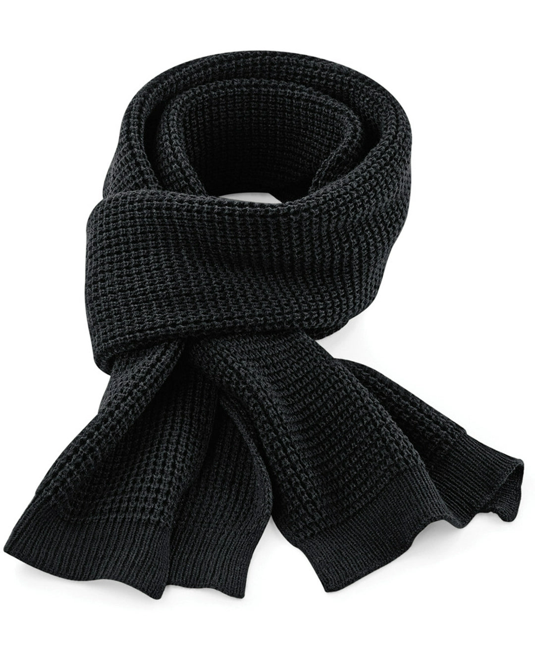 Beechfield B424 Classic Waffle Knit Scarf - COOZO