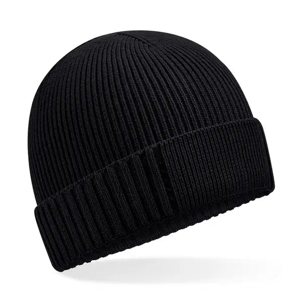 Beechfield Organic Cotton Engineered Patch Beanie (B438N) - COOZO