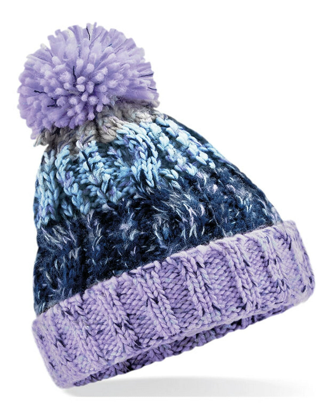Beechfield B486B Junior Corkscrew Pom Pom Beanie - COOZO