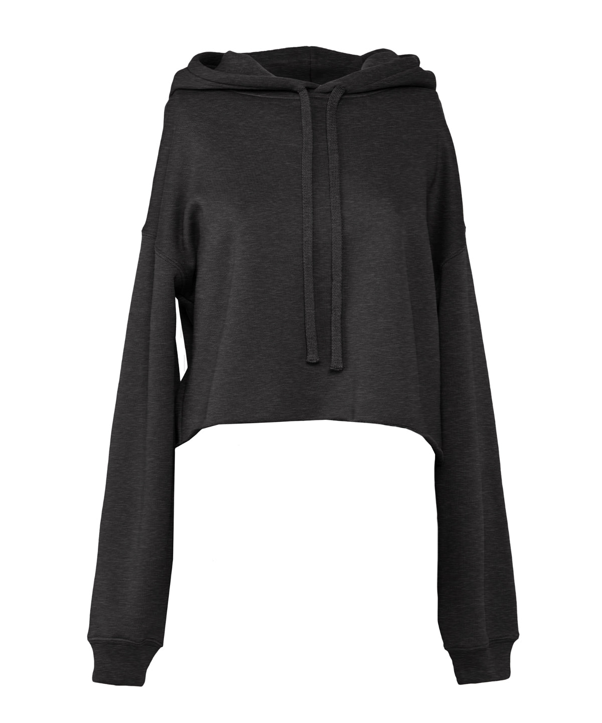 Women's Cropped Fleece Hoodie (BE7502) - COOZO
