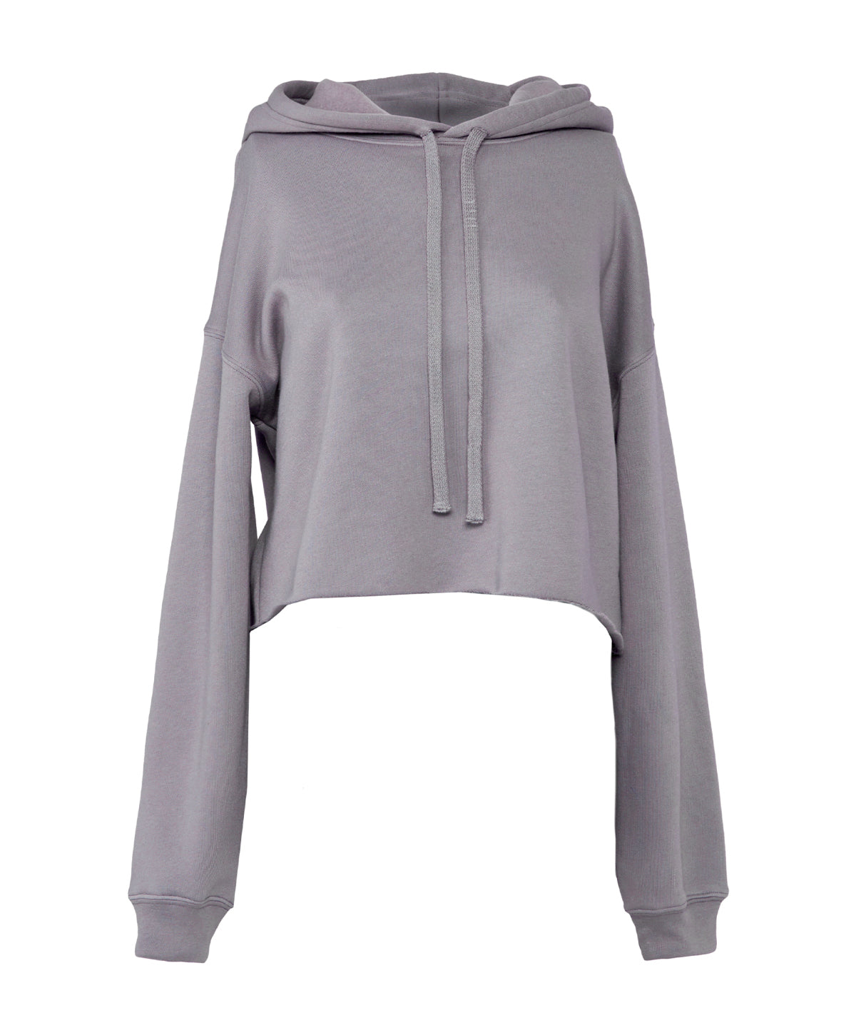 Women's Cropped Fleece Hoodie (BE7502) - COOZO