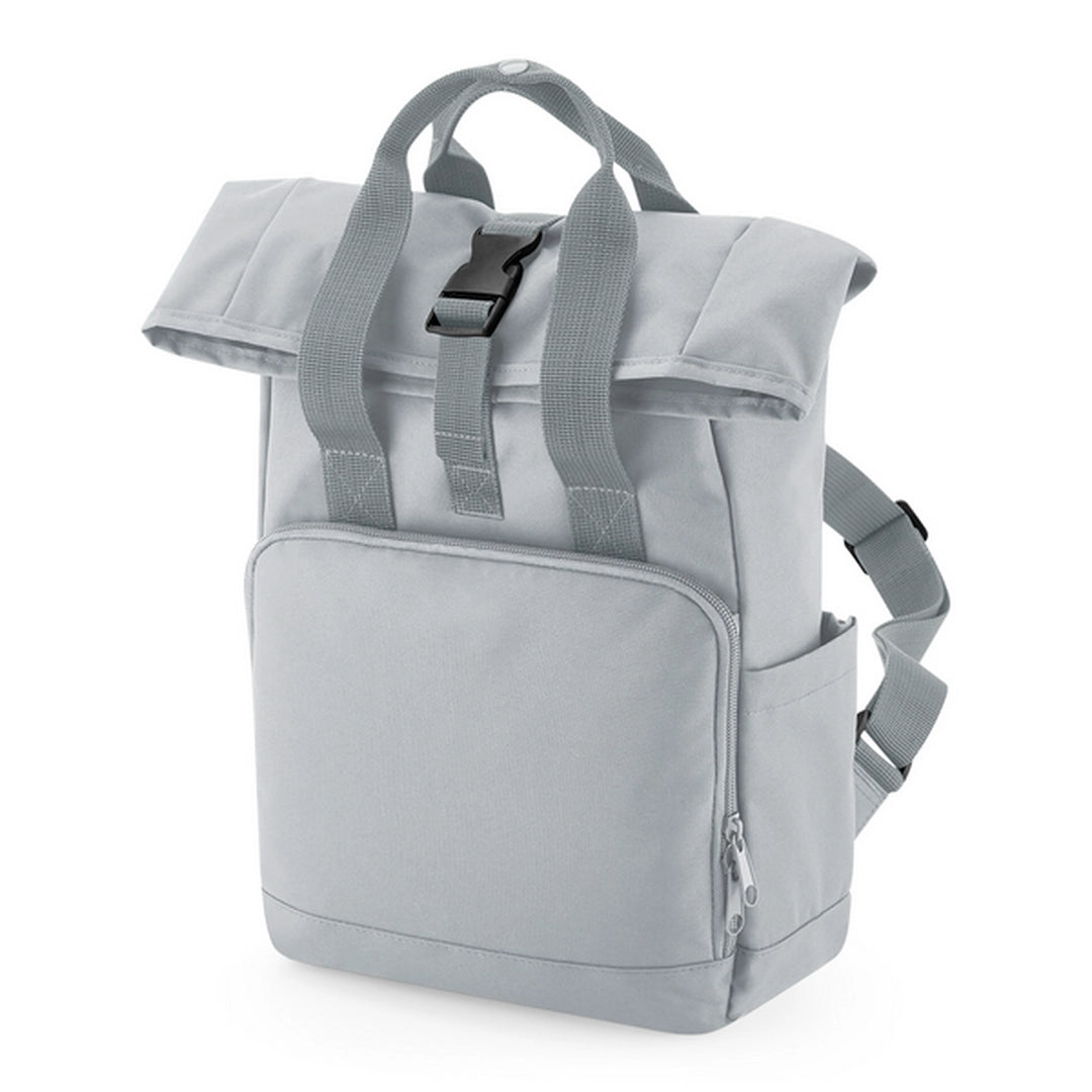 Bagbase Recycled Mini Roll Top Backpack - Light Grey - O/S-LGRY1S