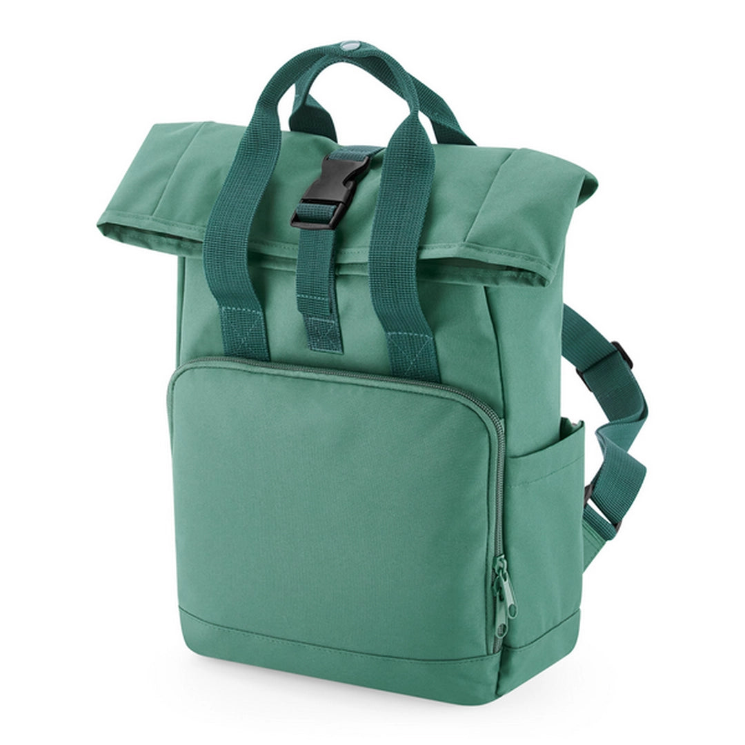 Bagbase Recycled Mini Roll Top Backpack - Sage - O/S-SAG1S