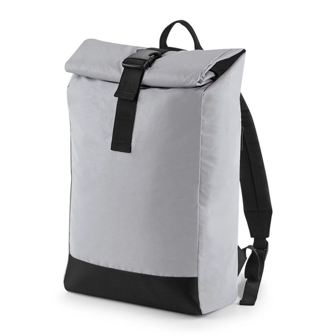 Reflective Roll-Top Backpack-SIL1S