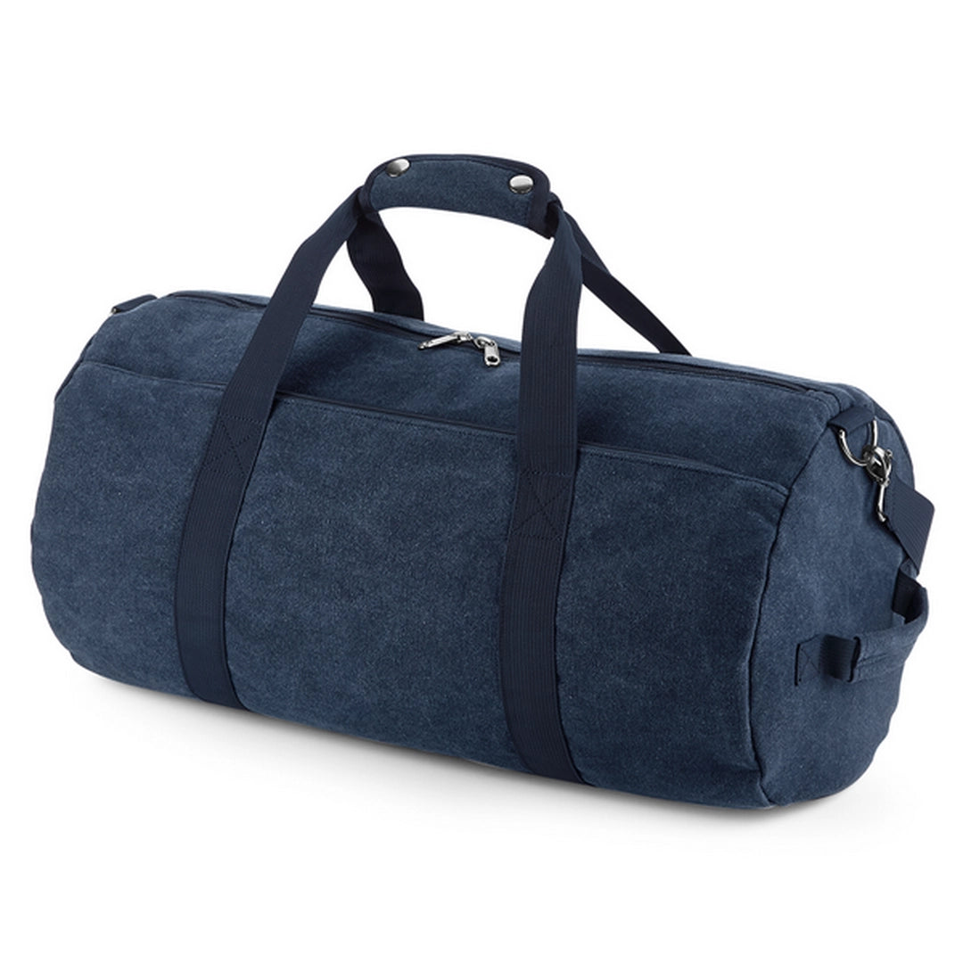 Vintage Canvas Barrel Bag-VOXNVY1S