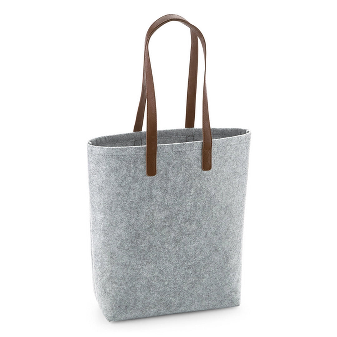 Premium Felt Tote-GRYM/TAN1S