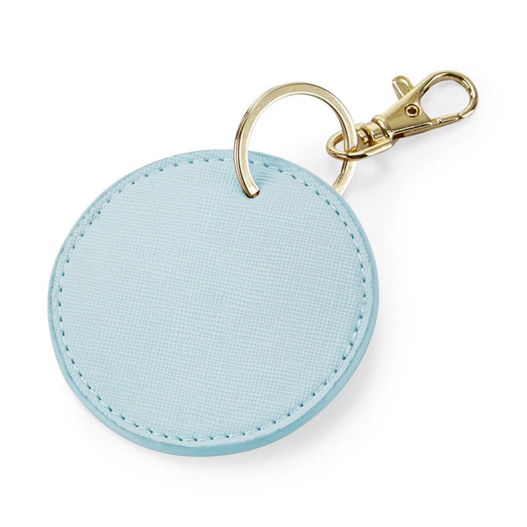 Bagbase Boutique Circular Key Clip - Soft Blue - O/S-SFBLU1S