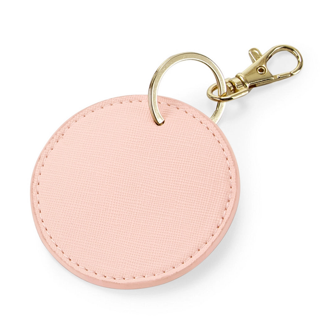 Bagbase Boutique Circular Key Clip - Soft Pink - O/S-SFPNK1S