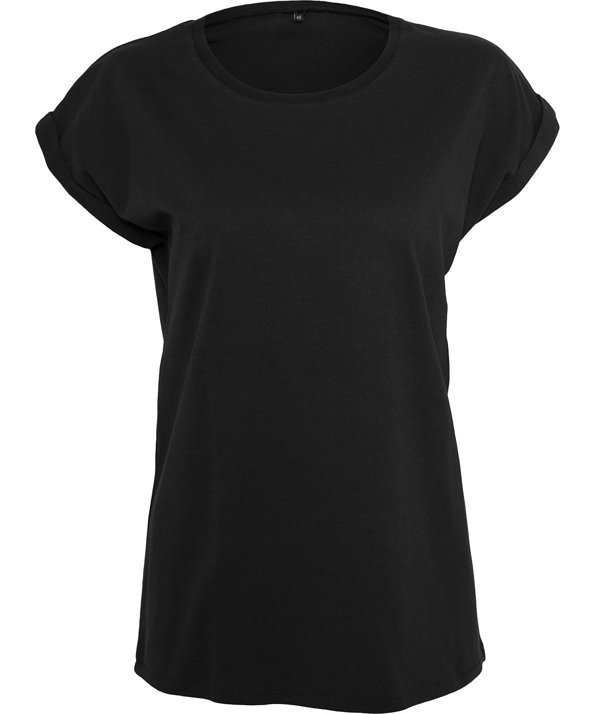 Build your brand Women's organic extended shoulder tee (BY138) - COOZO
