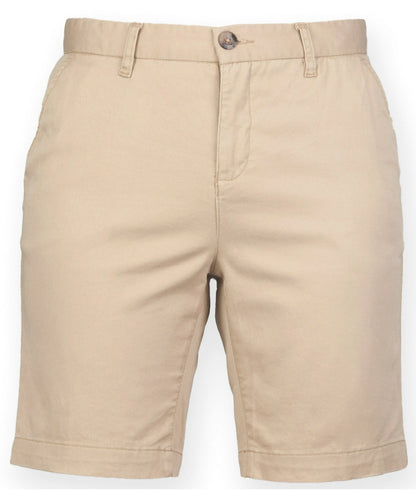 Front Row Ladies Stretch Chino Shorts - COOZO