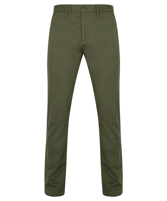 Front Row Stretch Chino Trousers - COOZO