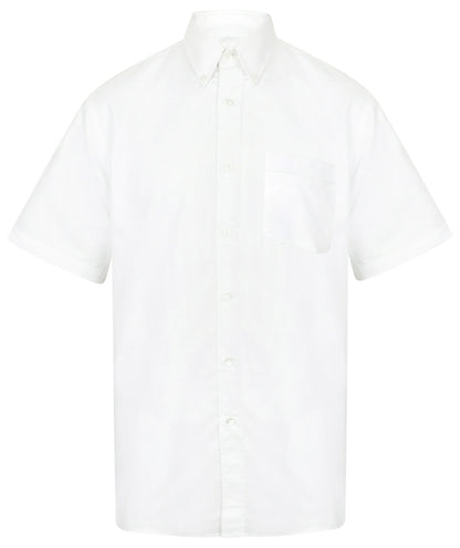Henbury Short Sleeve Classic Oxford Shirt - COOZO