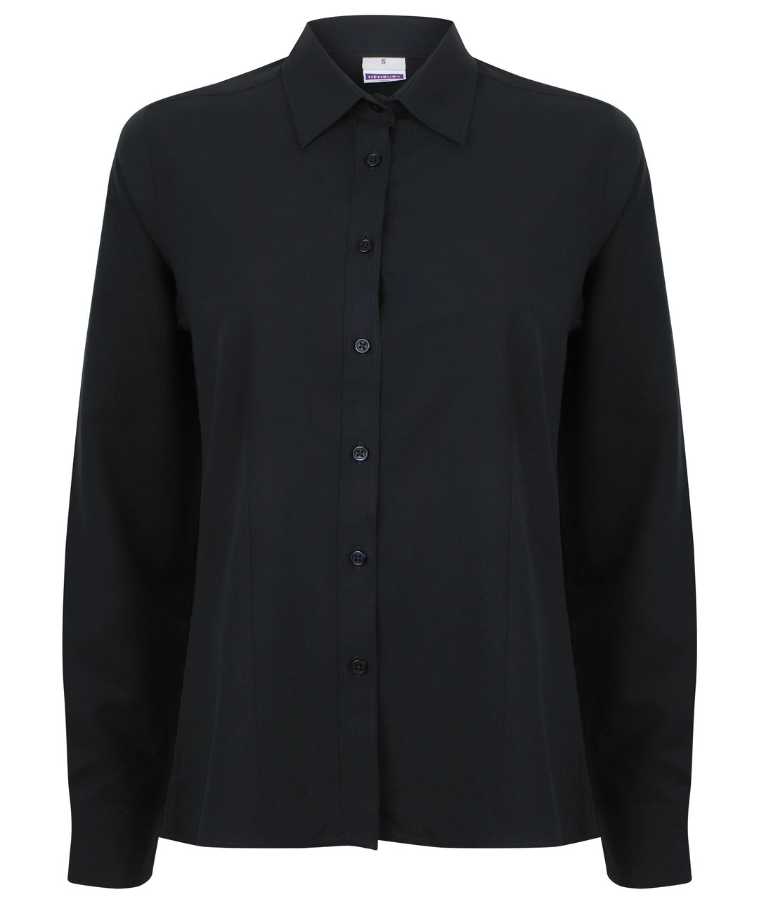 Henbury Ladies Long Sleeve Wicking Shirt - COOZO