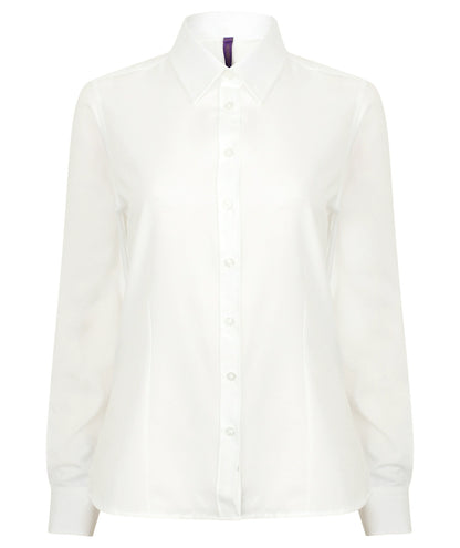 Henbury Ladies Long Sleeve Wicking Shirt - COOZO