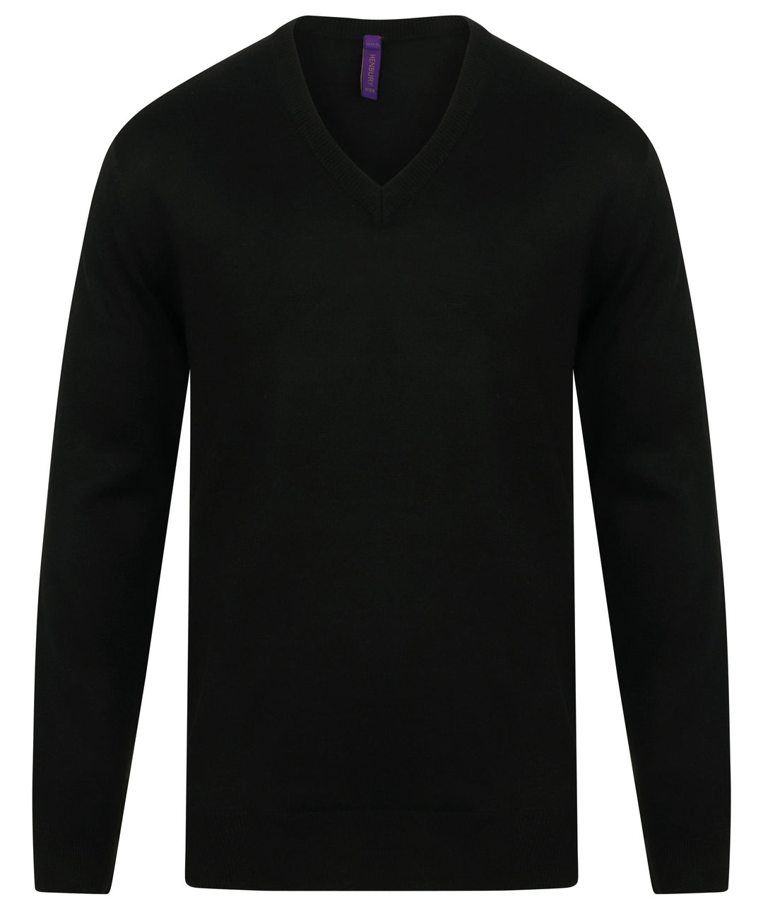 Henbury Acrylic V Neck Sweater - COOZO