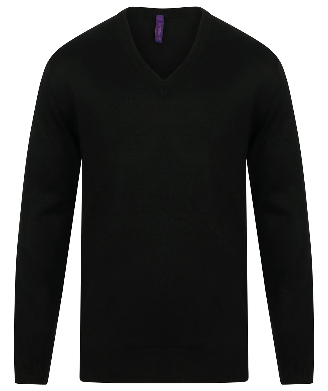 Henbury Acrylic V Neck Sweater - COOZO