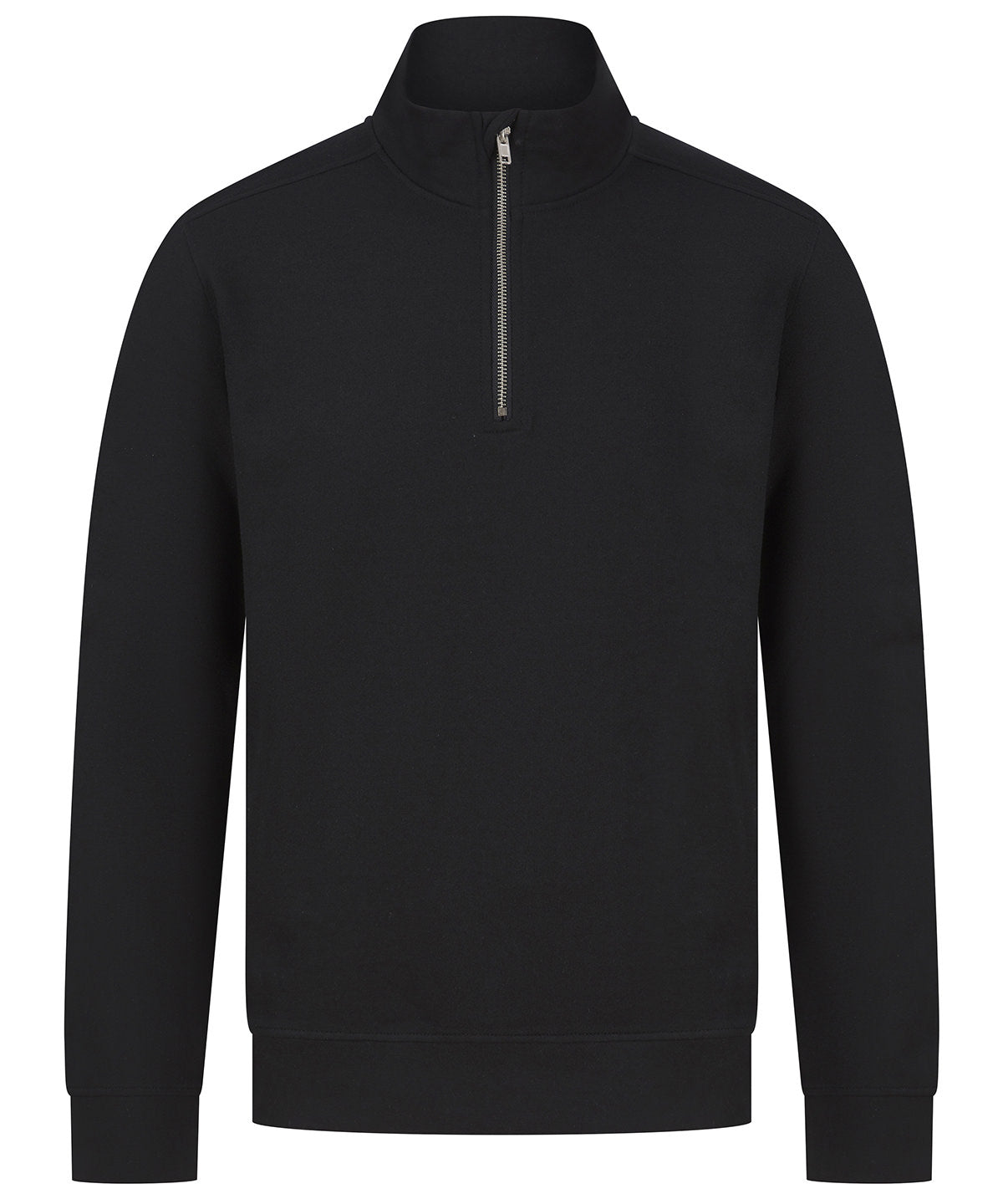 Henbury Unisex sustainable 1/4 zip sweatshirt - COOZO