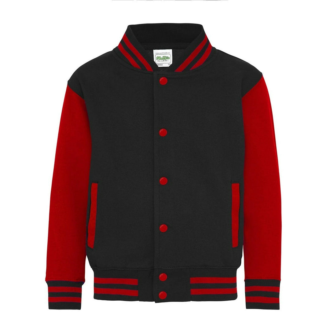 AWDis JH43J Just Hoods Kids Varsity Jacket - COOZO
