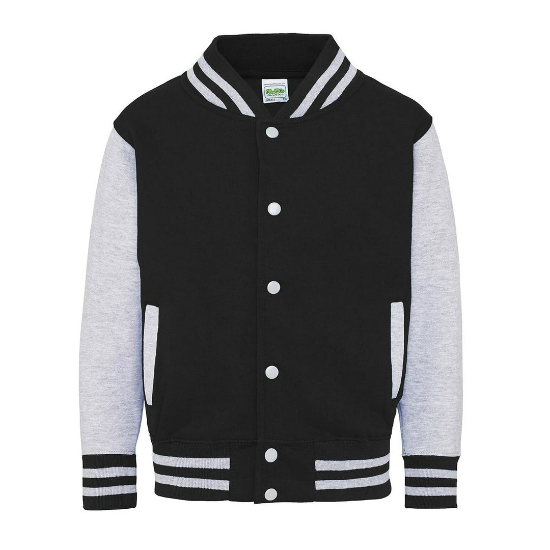 AWDis JH43J Just Hoods Kids Varsity Jacket - COOZO