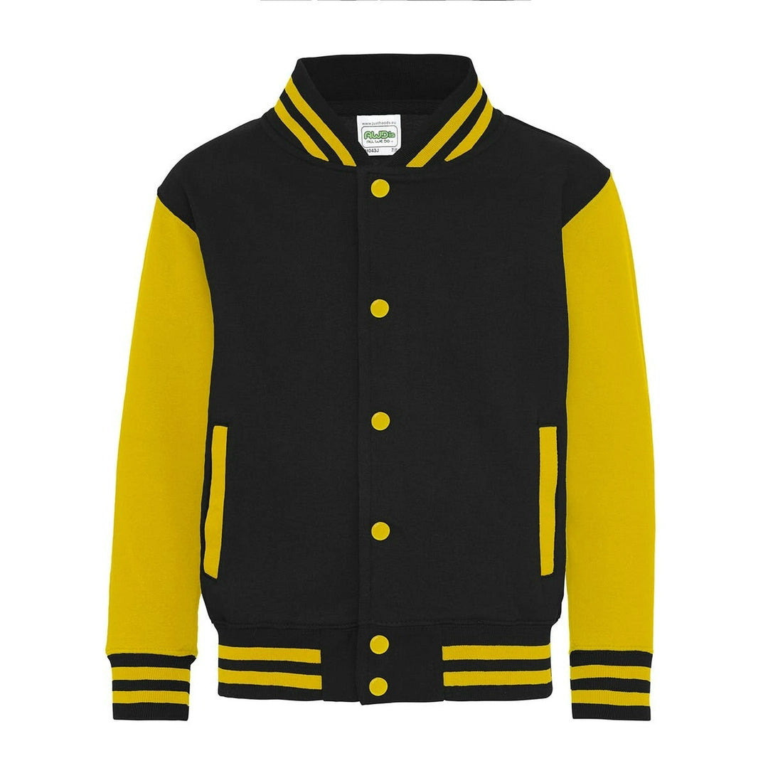 AWDis JH43J Just Hoods Kids Varsity Jacket - COOZO