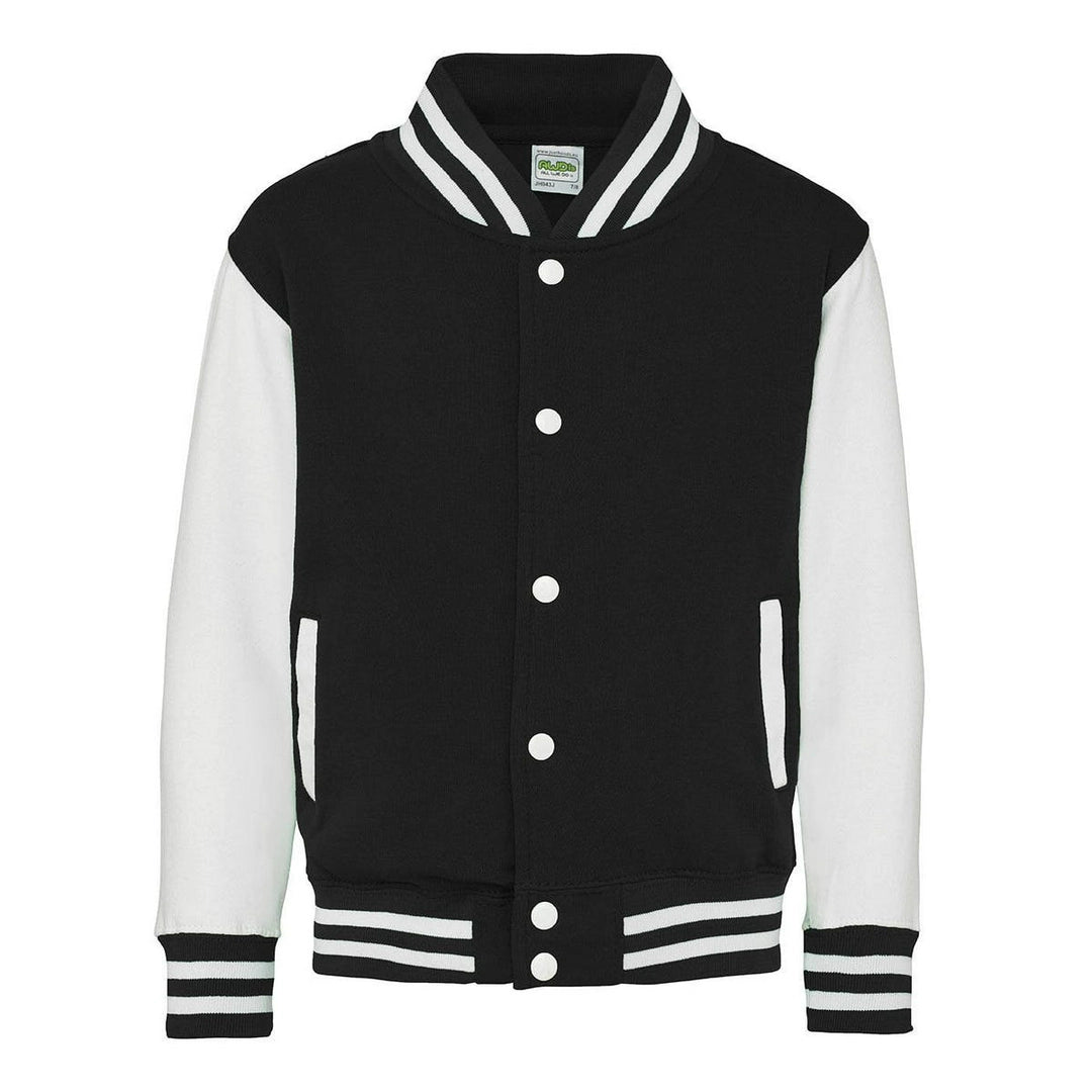 AWDis JH43J Just Hoods Kids Varsity Jacket - COOZO
