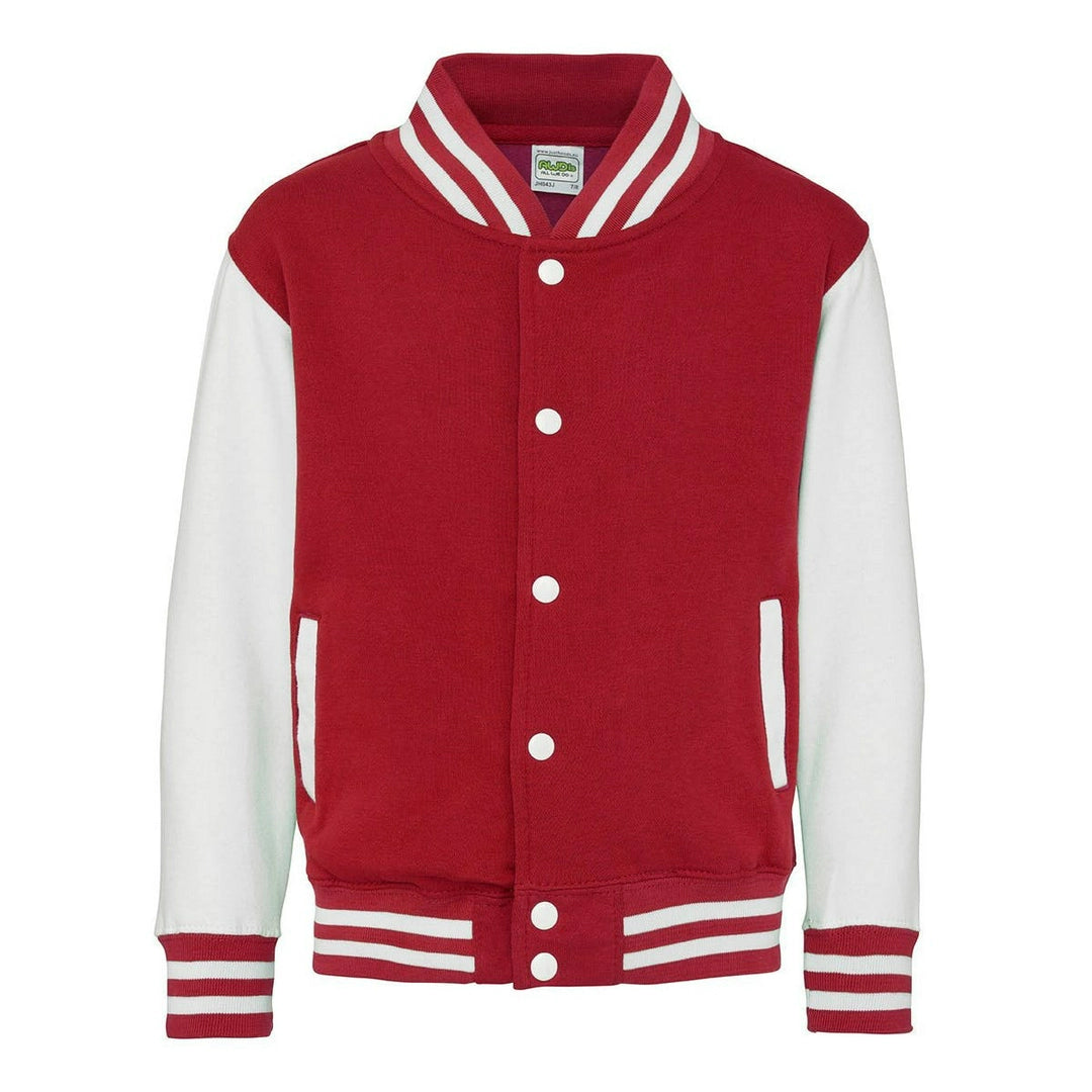 AWDis JH43J Just Hoods Kids Varsity Jacket - COOZO