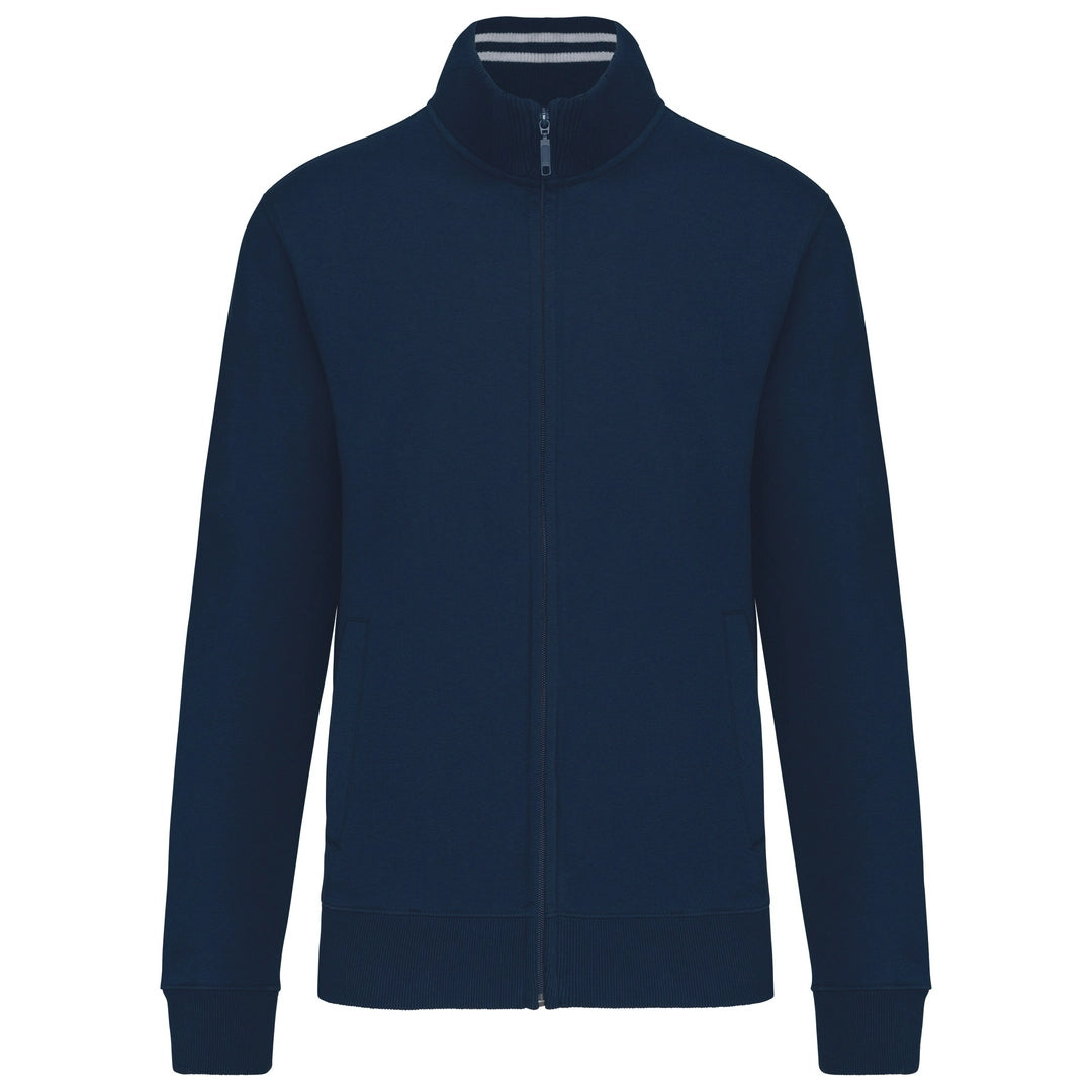 Men's full zip sweat jacket-NVYXL