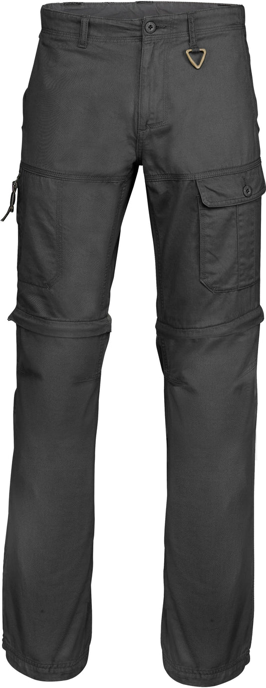 2-in-1 multi-pocket trousers-BLKXL