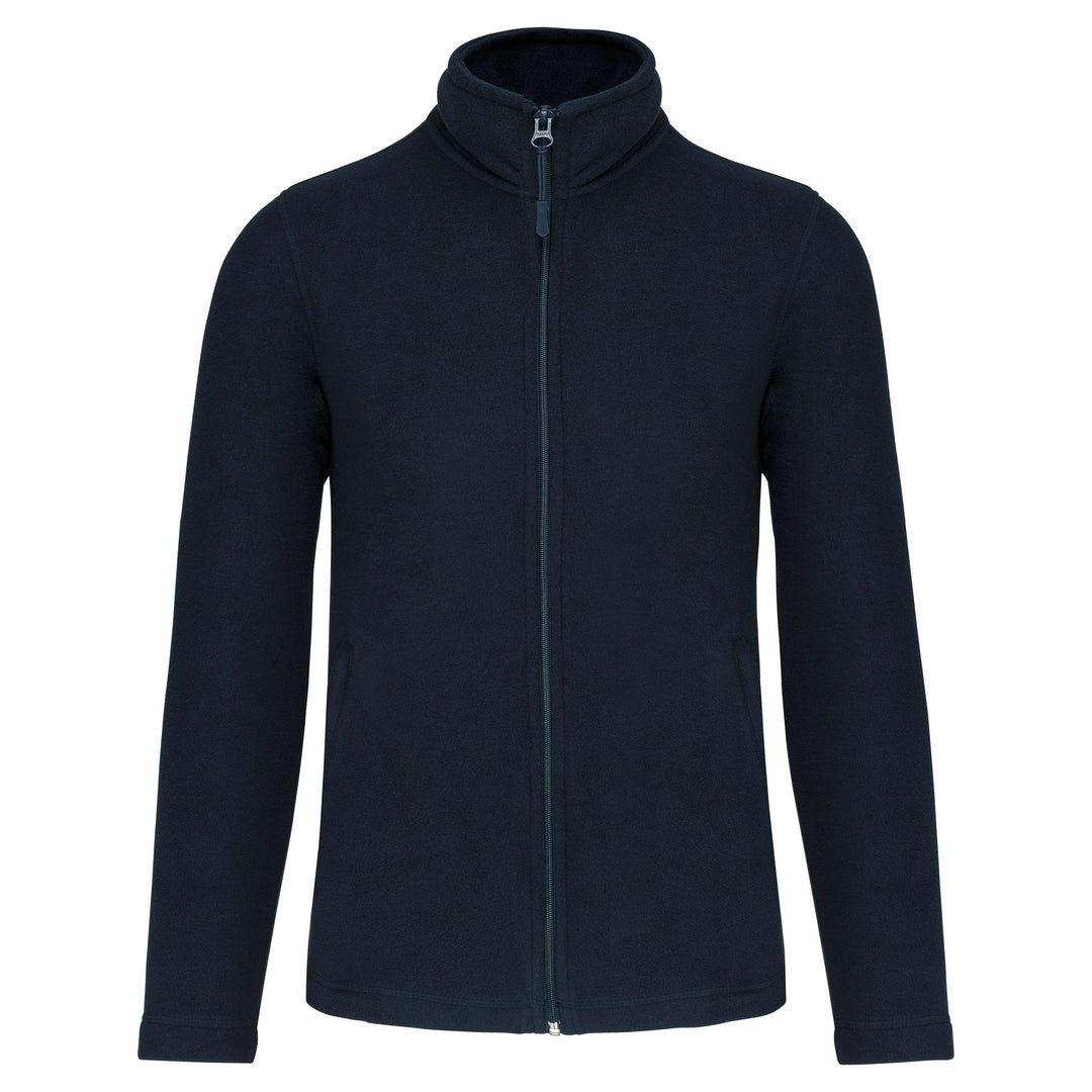Zip-through microfleece jacket-NVYXL