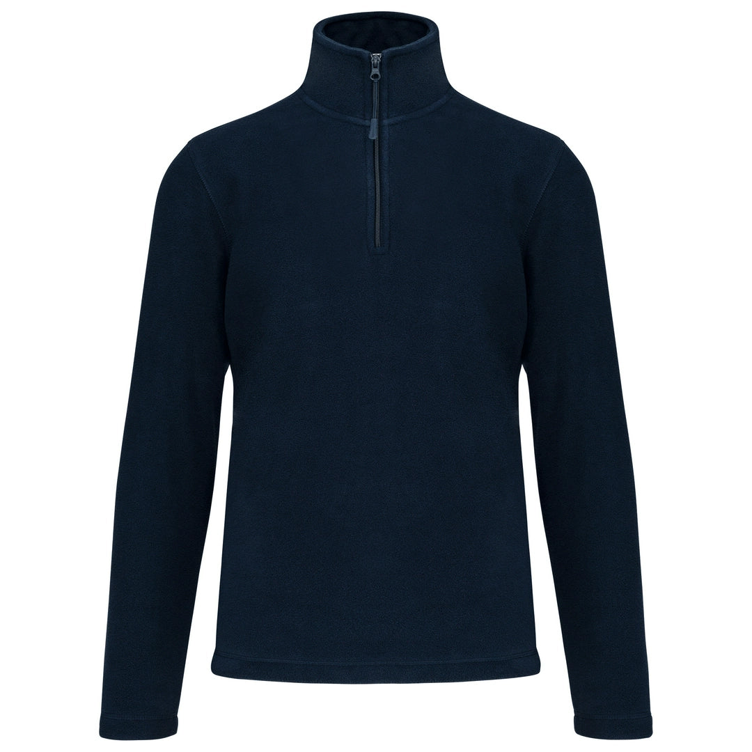 Kariban Enzo Zip Neck Micro Fleece-NVYXL