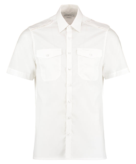 Pilot shirt short-sleeved (tailored fit) - COOZO