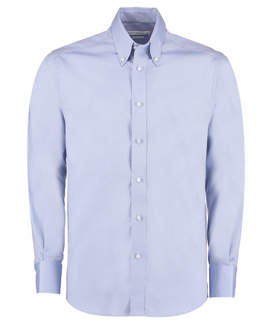 Tailored Fit Long Sleeve Premium Oxford Shirt - COOZO