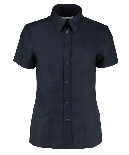 Tailored Fit Short Sleeve Workwear Oxford Shirt - COOZO