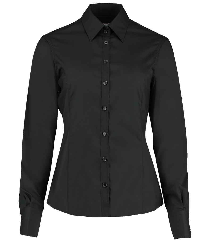 Tailored Fit Long Sleeve Business Shirt - COOZO
