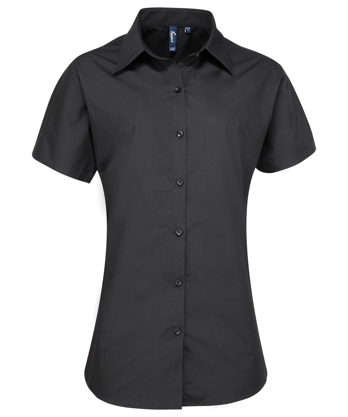 Premier Ladies Supreme Short Sleeve Poplin Shirt - COOZO