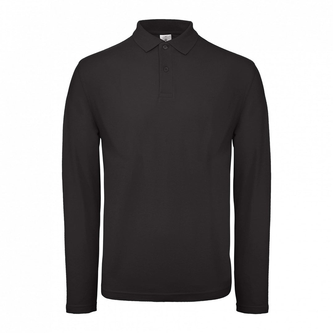 B&C PUI12 Mens ID.001 Long Sleeve Polo Shirt - COOZO