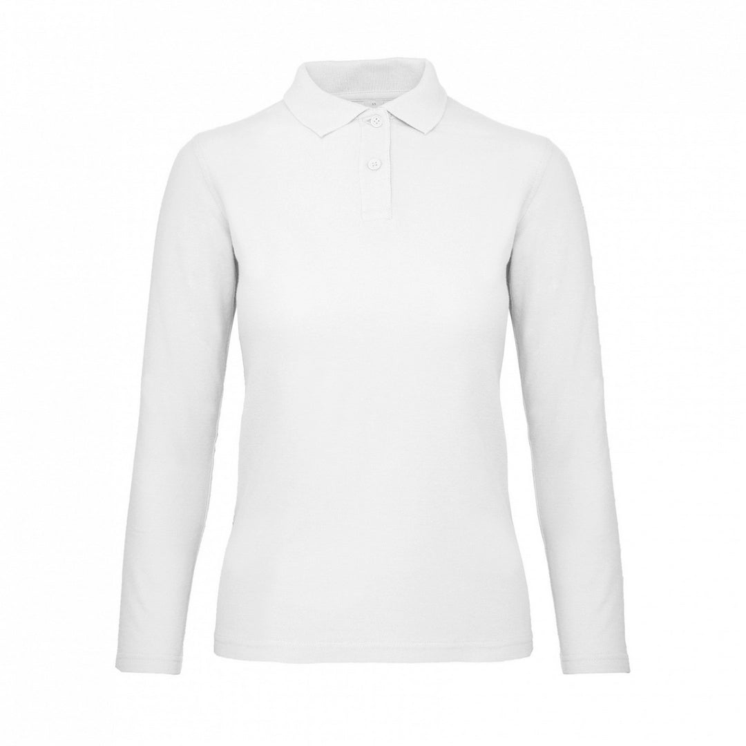 B&C PWI13 Ladies ID.001 Long Sleeve Polo Shirt - COOZO