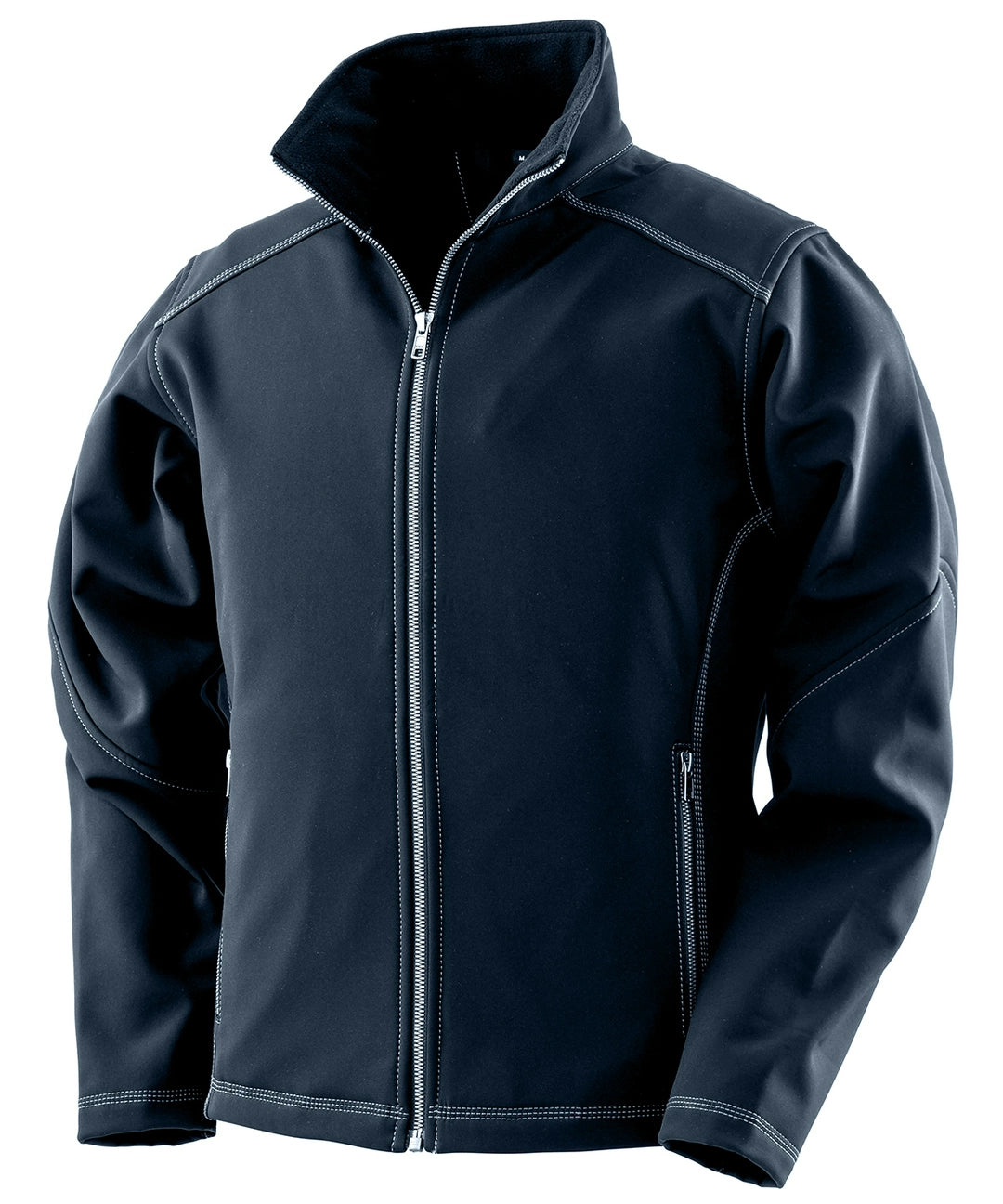 WORK GUARD LADIES TREBLESTITCH SOFTSHELL-NVYXS