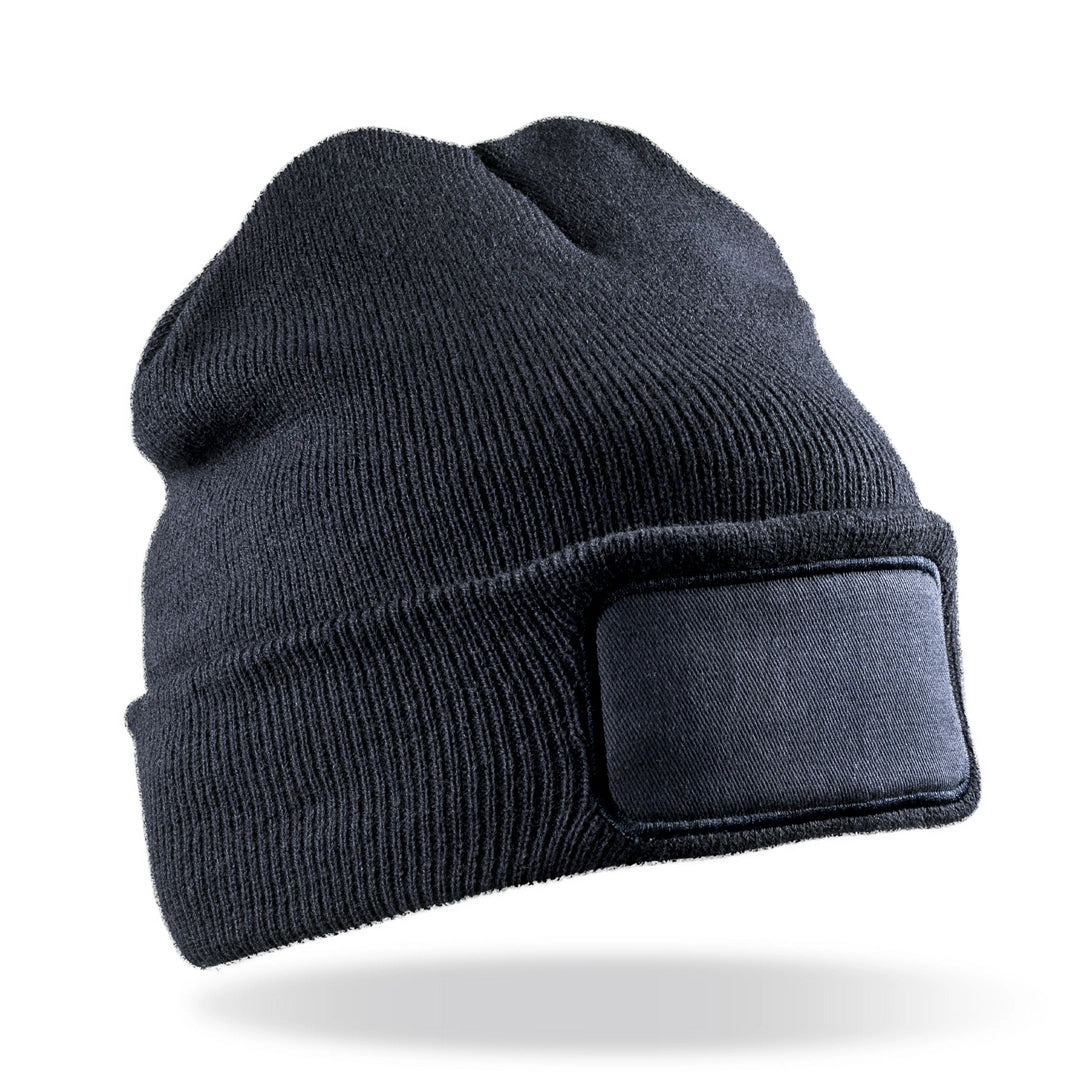 Double Knit Printers Beanie-NVY1S