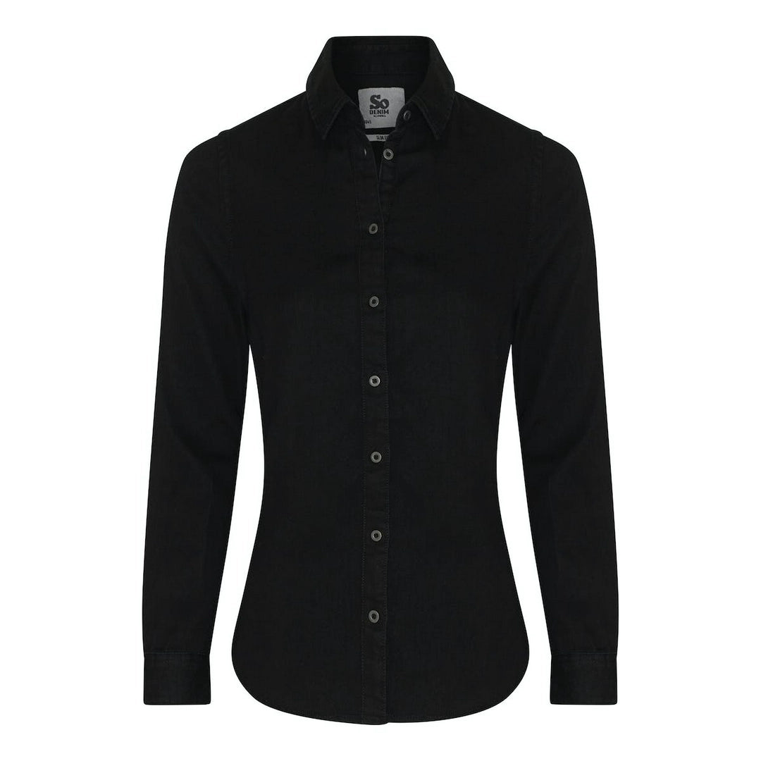 AWDis SD045 So Denim Lucy Denim Shirt - COOZO