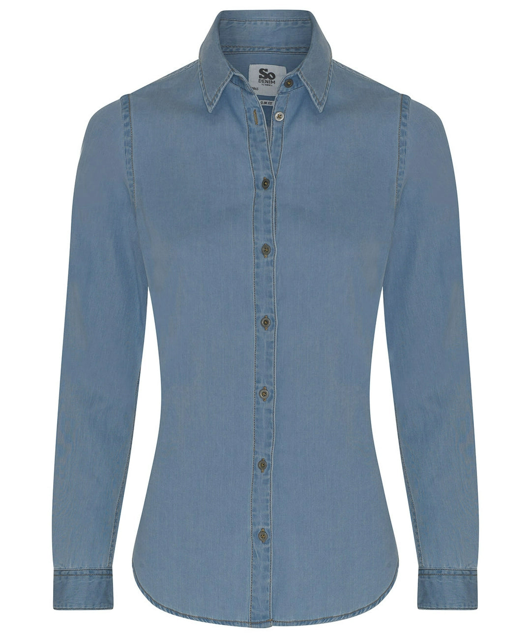 AWDis SD045 So Denim Lucy Denim Shirt - COOZO