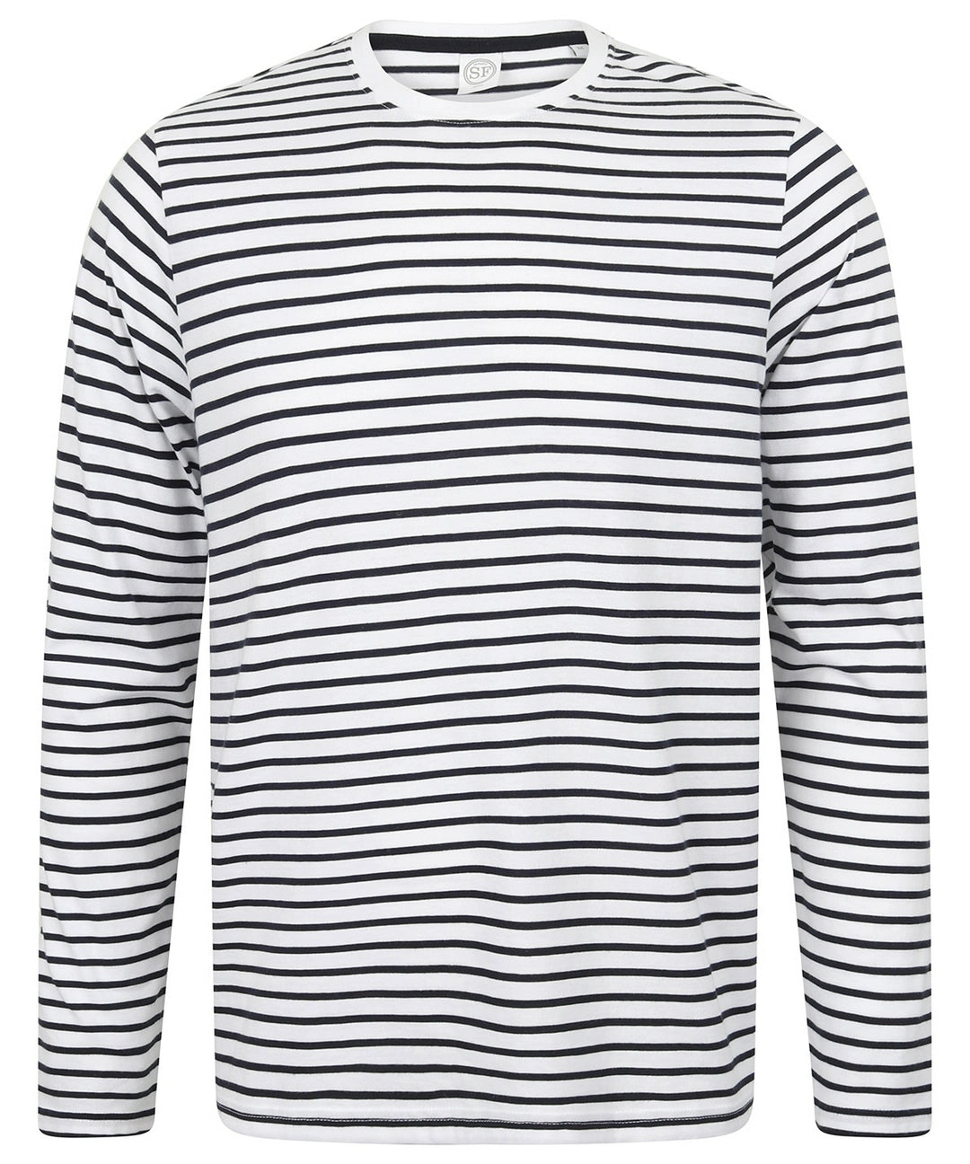 Skinni Fit SF204 SF Unisex Long Sleeve Striped T-Shirt - COOZO